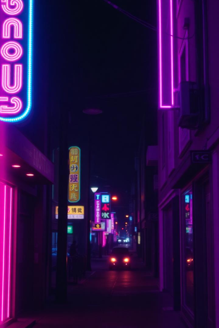 Neon Nights — Instagram Reel edit still
